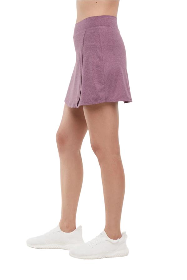 Bridget Skort, alternate angle view, showing visible design features and texture of the soft knit fabric..