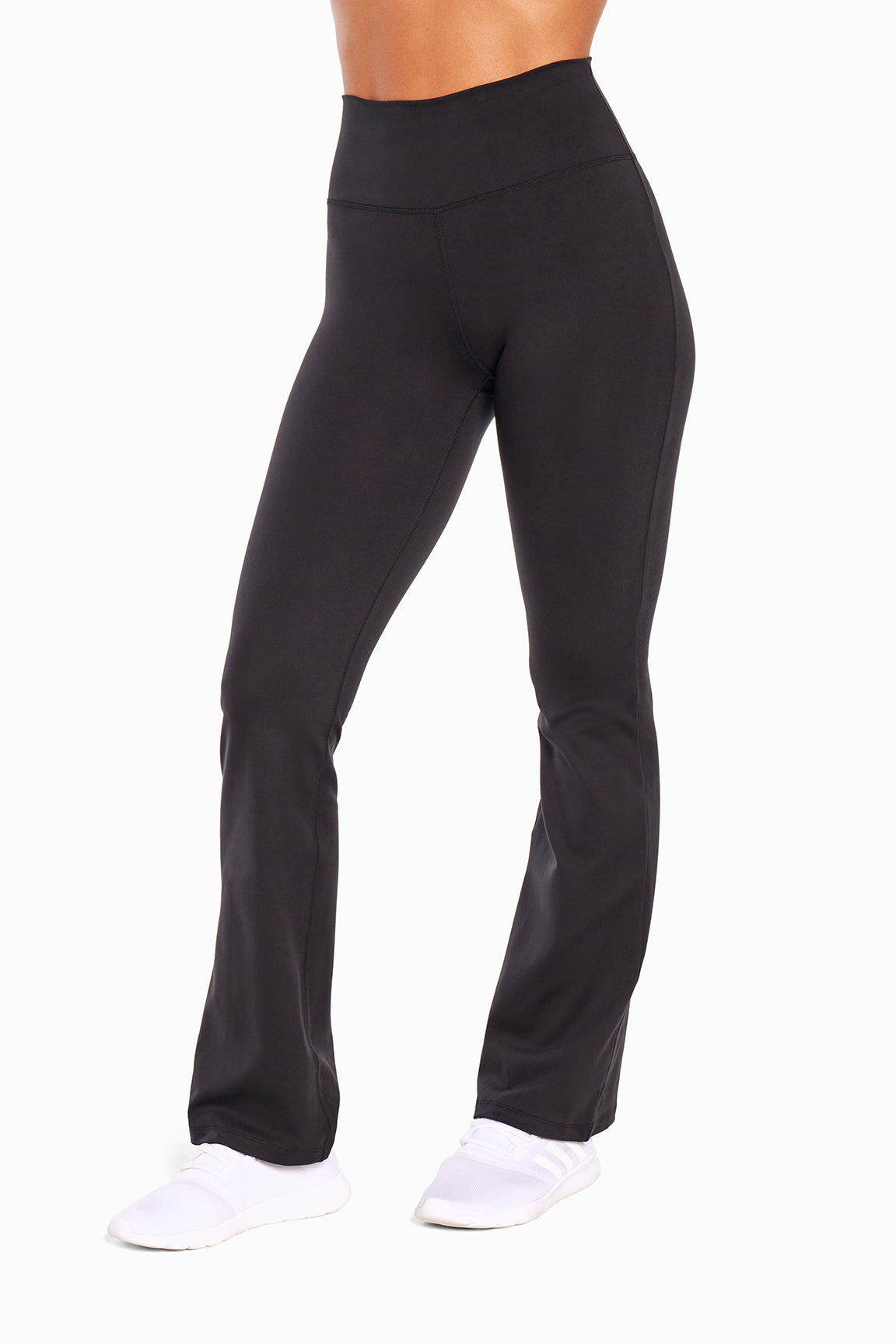 Balance Collection Karma Pant, front view in black.