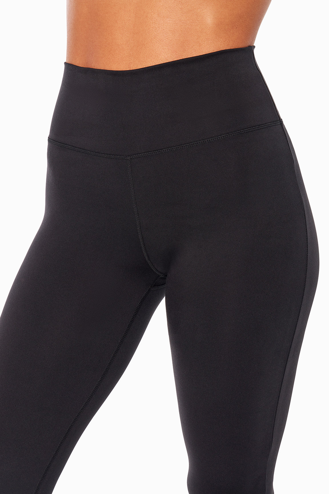Balance Collection Karma Pant, front view in black.