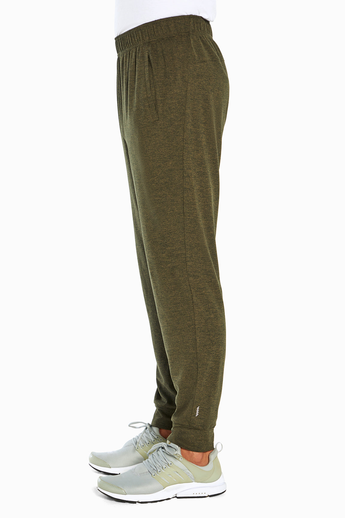 Balance Collection For Men Oscar Jogger, alternate angle view, showing visible design features and texture of the soft knit fabric..