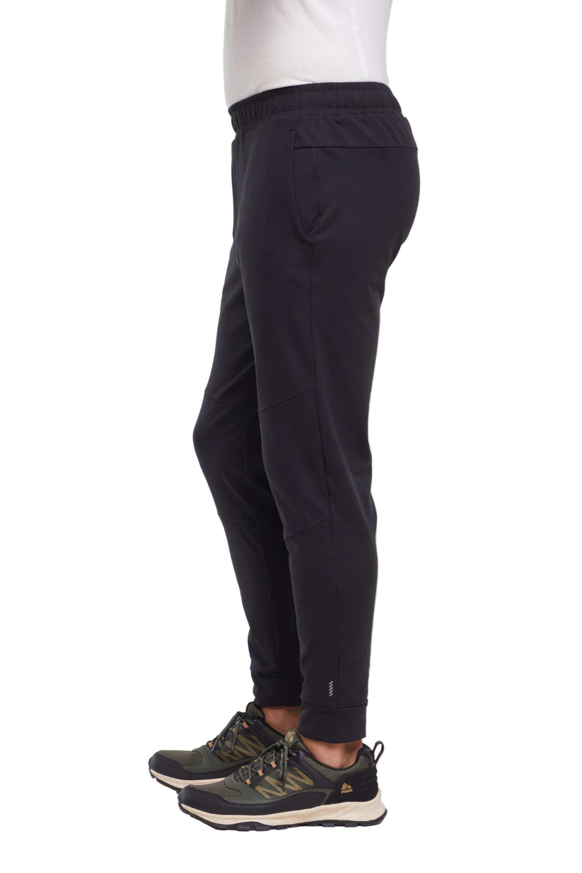 Balance Collection For Men Hector Jogger, alternate angle view, showing visible design features and texture of the soft knit fabric..