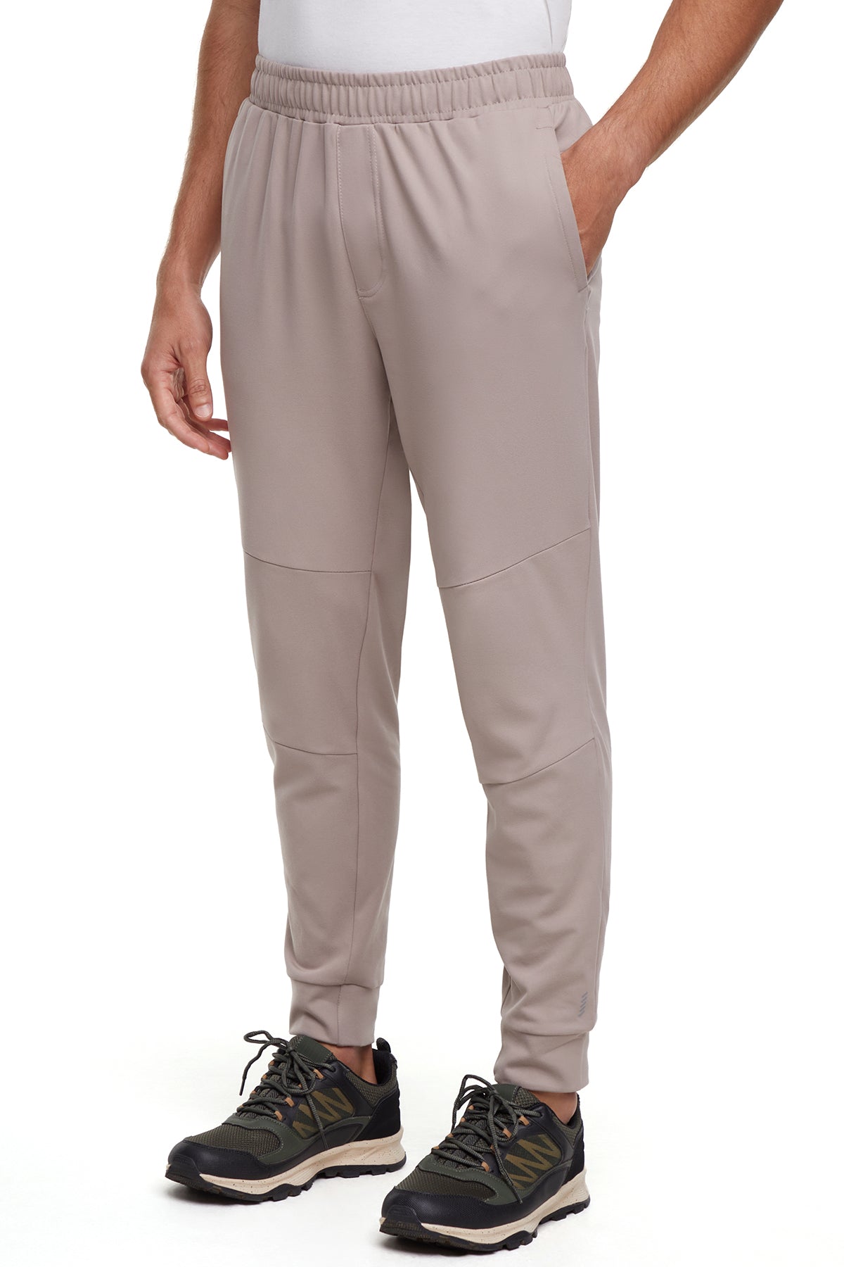 Balance Collection For Men Hector Jogger, alternate angle view, showing visible design features and texture of the soft knit fabric..