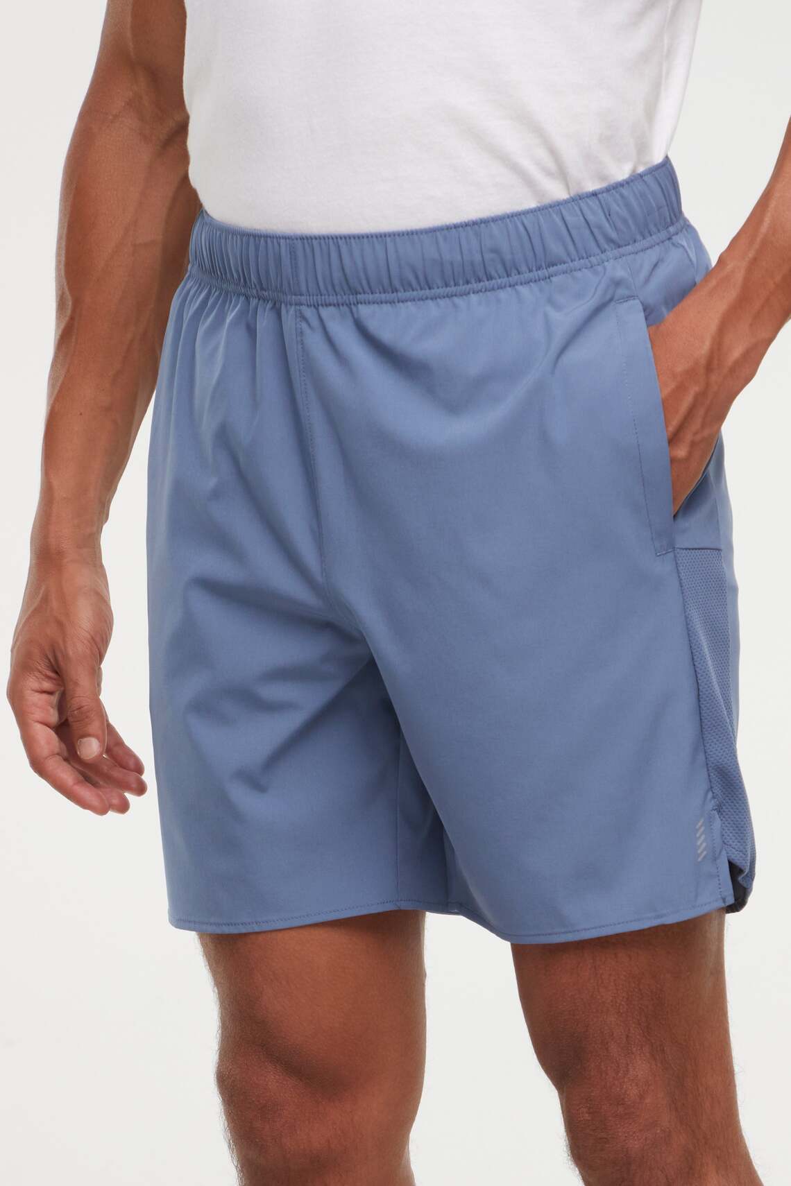 Balance Collection For Men Freddie Short, alternate angle view, showing visible design features and texture of the soft knit fabric..