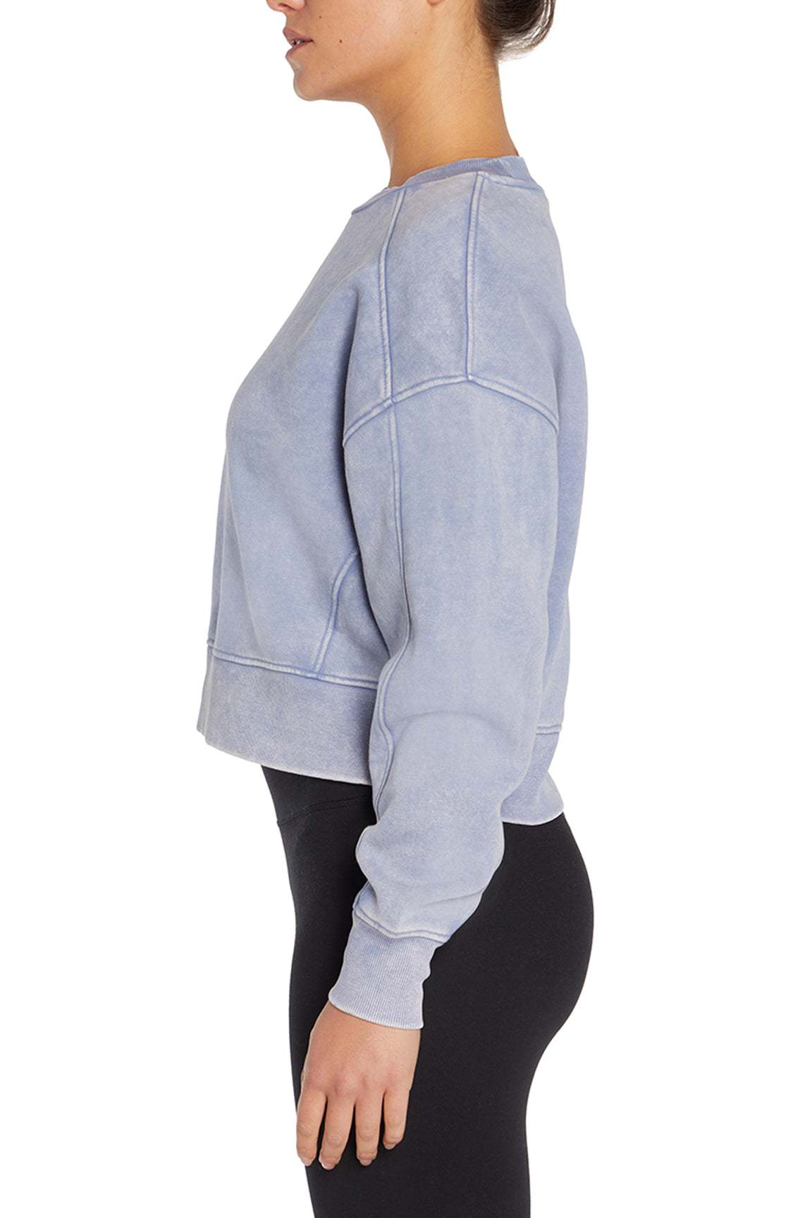 Balance Collection Max Sweatshirt, alternate angle view, showing visible design features and texture of the soft knit fabric..