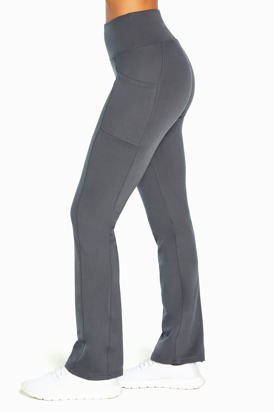 Balance Collection Emilia Bootcut Pant, alternate angle view, showing visible design features and texture of the durable stretch fabric..