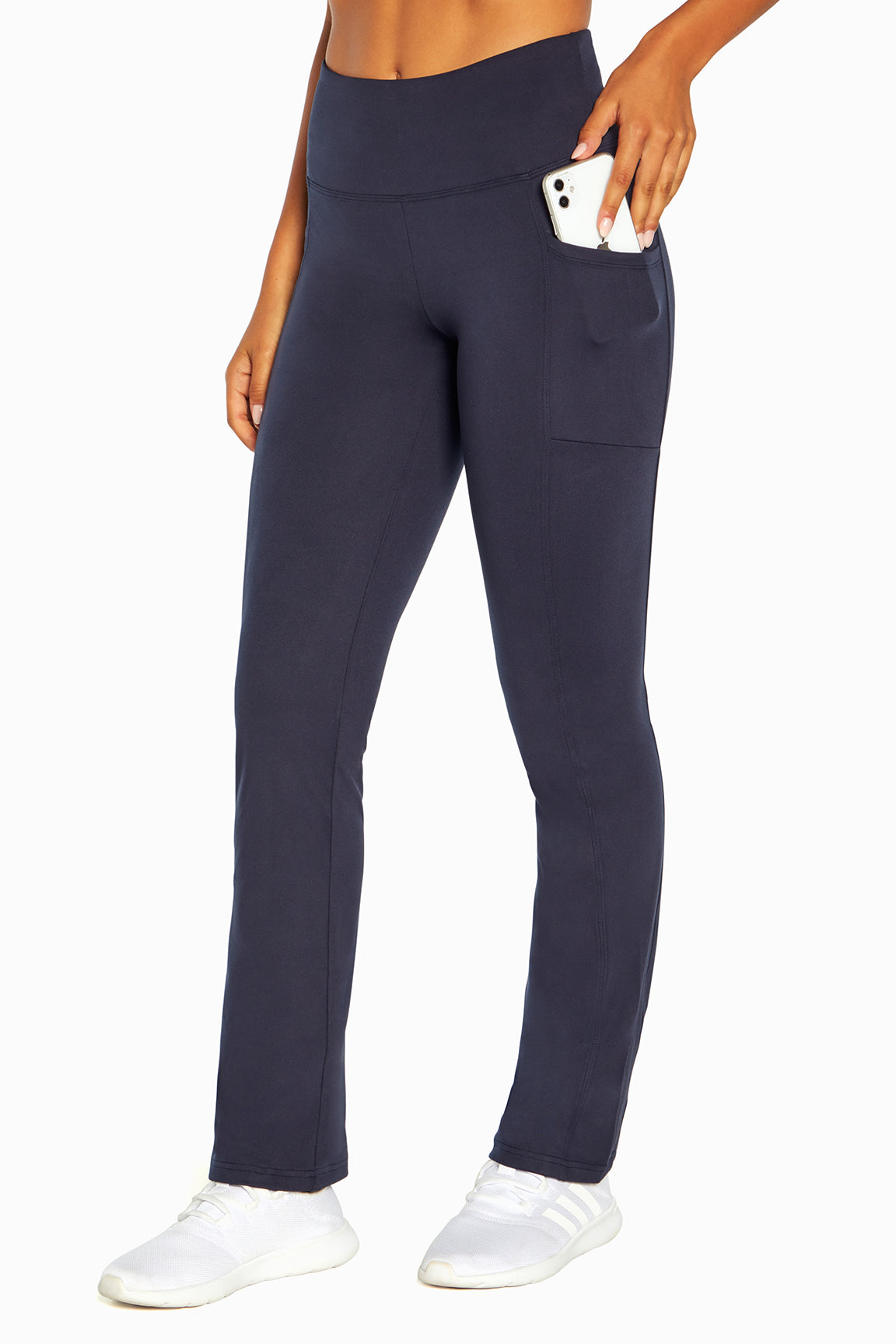 Balance Collection Emilia Bootcut Pant, alternate angle view, showing visible design features and texture of the durable stretch fabric..