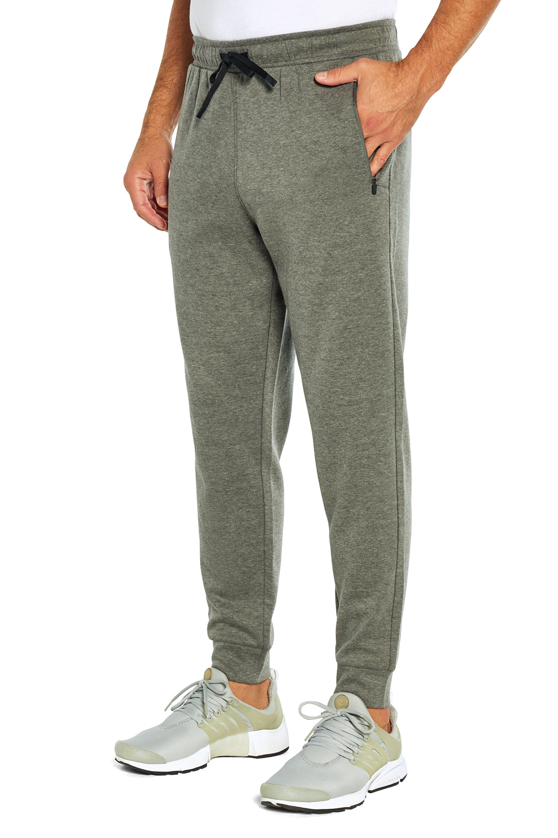 Balance Collection For Men Willow Jogger, front view, showing visible design features and texture of the soft knit fabric..