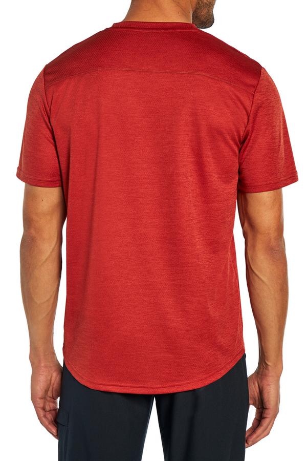 Balance Collection For Men Base Tee, back view, showing visible design features and texture of the soft knit fabric..