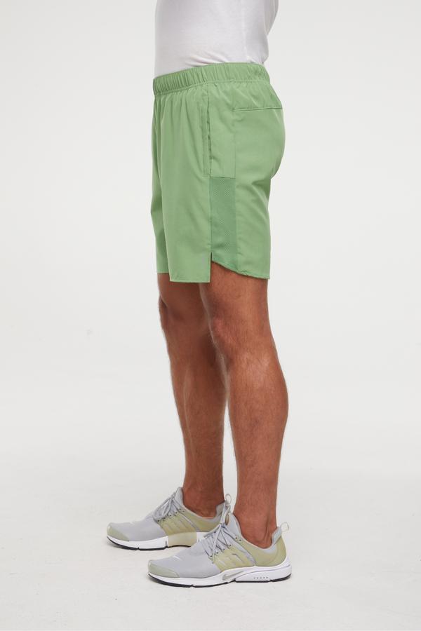 Balance Collection For Men Freddie Short, alternate angle view, showing visible design features and texture of the soft knit fabric..