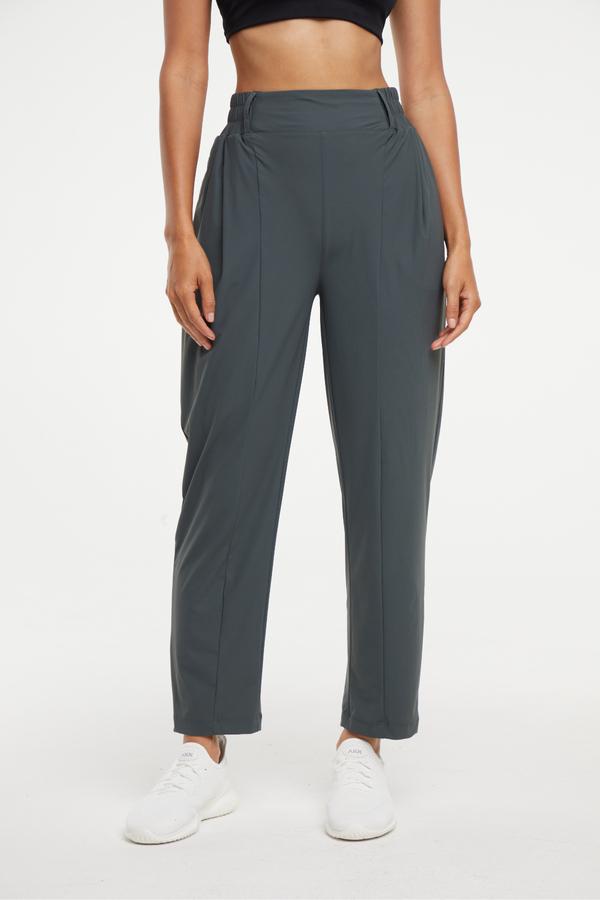 Nori Tapered Pant, back view, showing visible design features and texture of the durable stretch fabric..