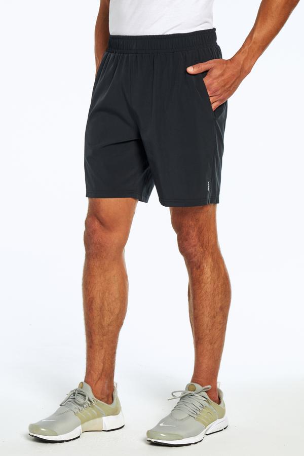 Balance Collection For Men Carson Short, alternate angle view, showing visible design features and texture of the soft knit fabric..