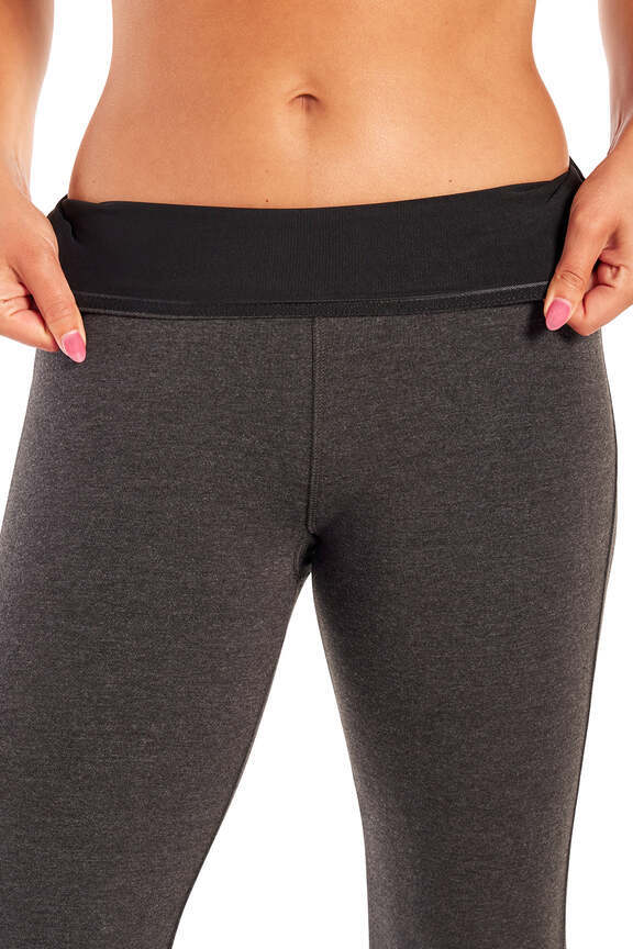 Carrie Tummy Control 32" Pants, back view, showing visible design features and texture of the durable stretch fabric..