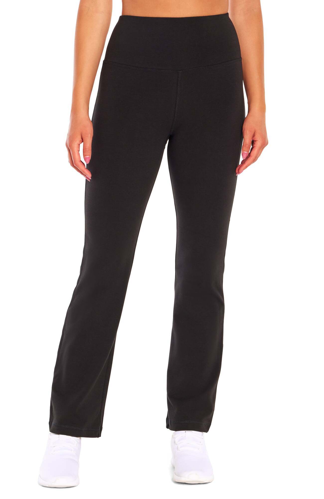 Audrey Tummy Control 29" Pants, alternate angle view, showing visible design features and texture of the durable stretch fabric..