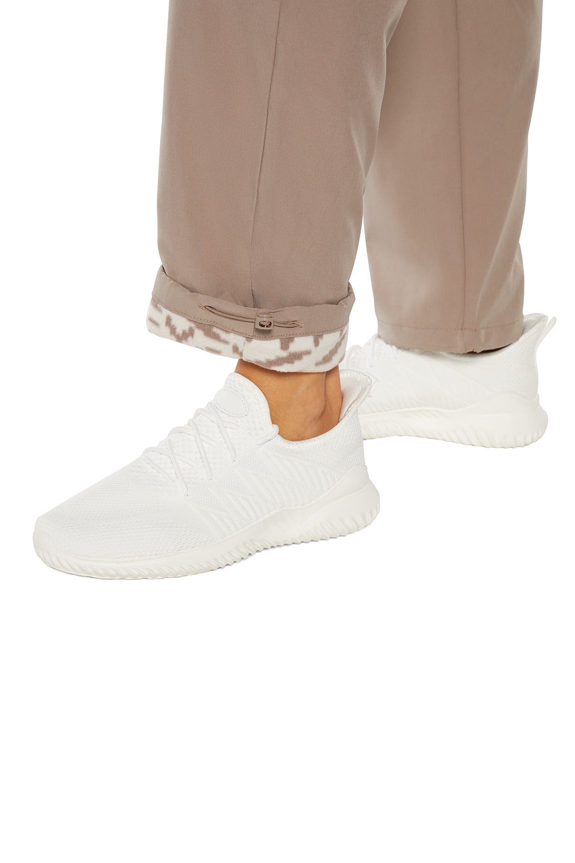 Eve Lined Pant, alternate angle view, showing visible design features and texture of the durable stretch fabric..