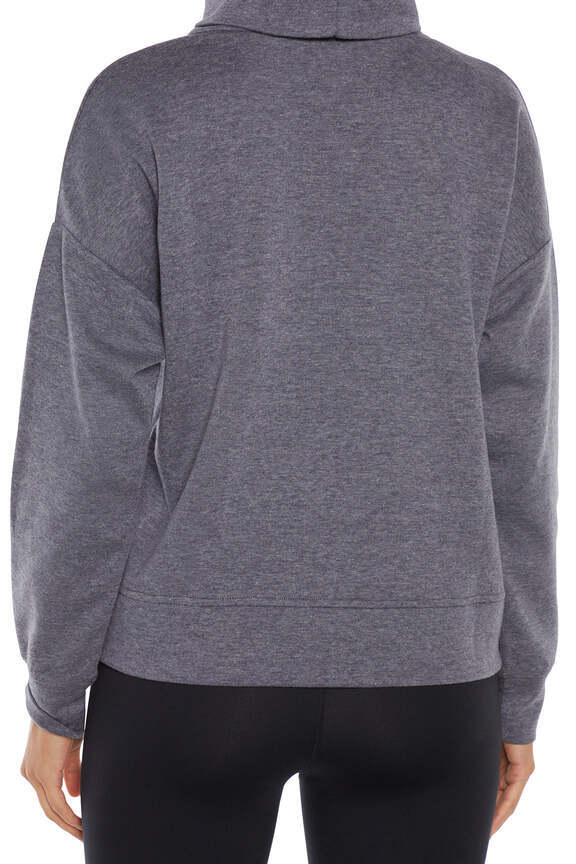 Alana Pullover, alternate angle view, showing visible design features and texture of the soft knit fabric..