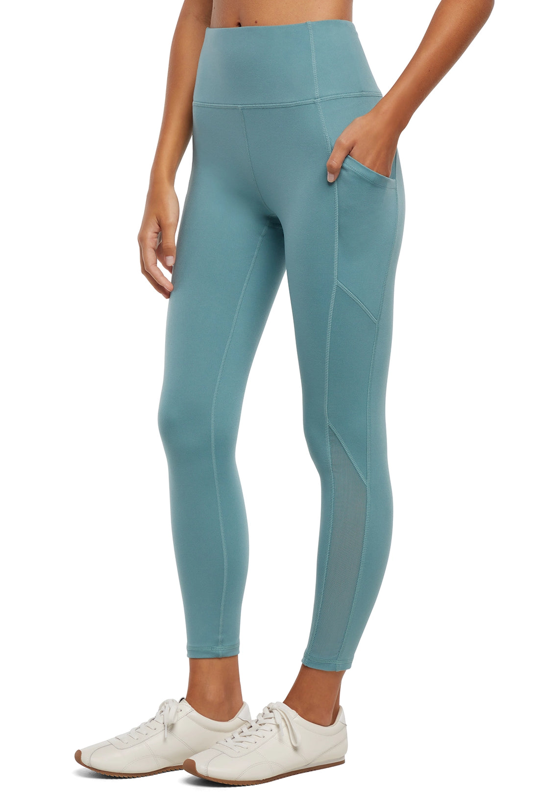 Kira Side Pocket Ankle Legging - Arctic