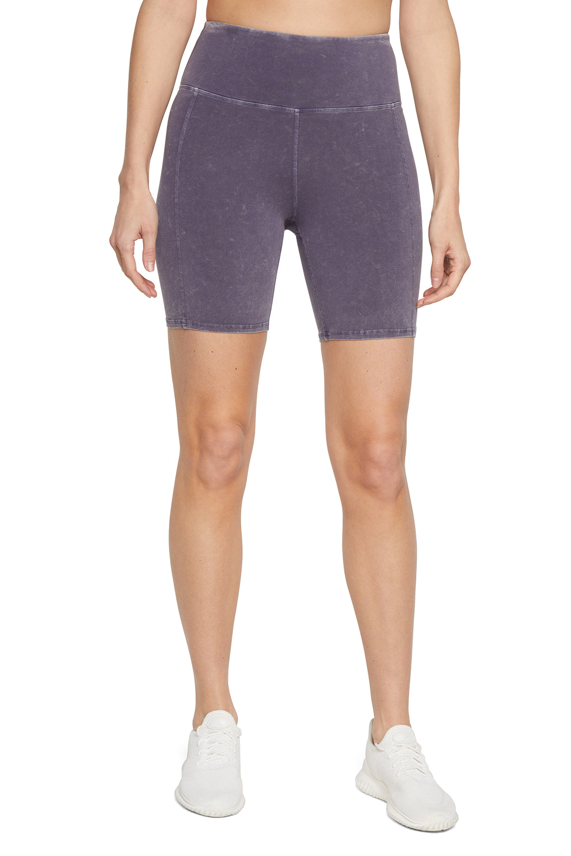 Cora Bermuda, alternate angle view, showing visible design features and texture of the soft knit fabric..