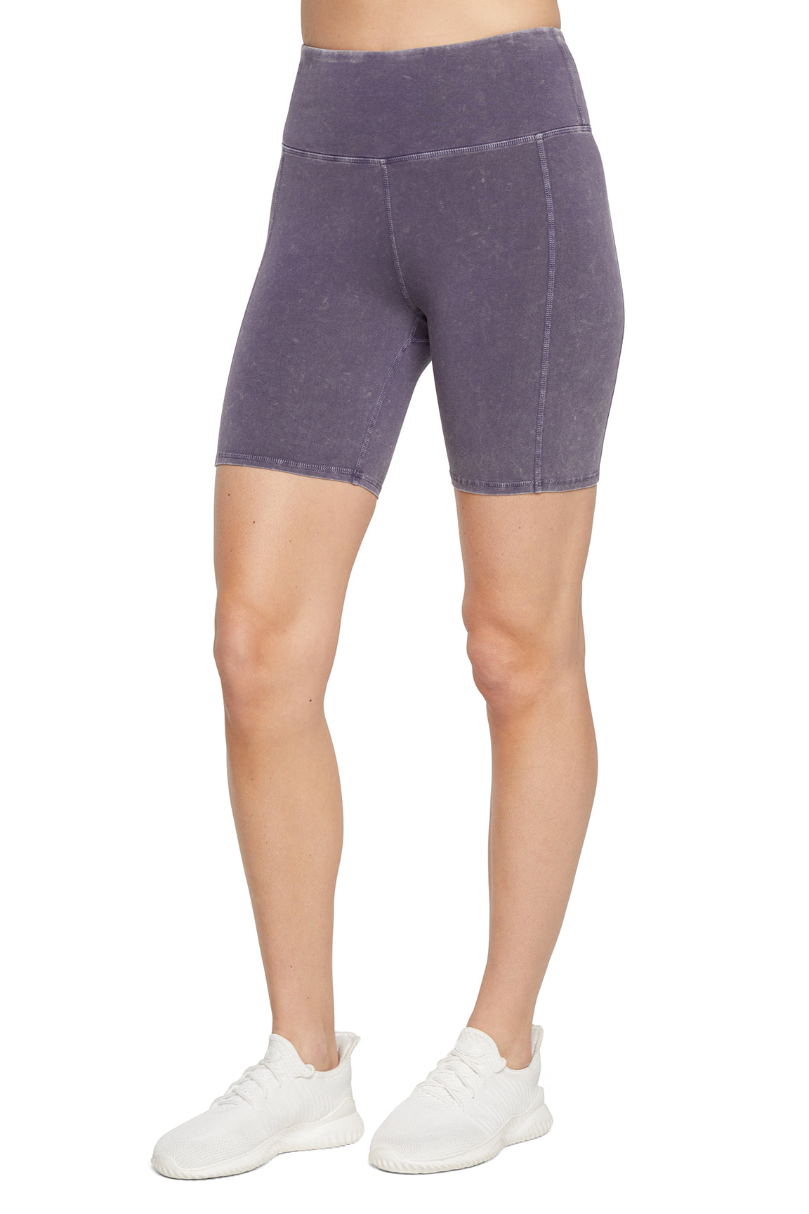 Cora Bermuda, alternate angle view, showing visible design features and texture of the soft knit fabric..