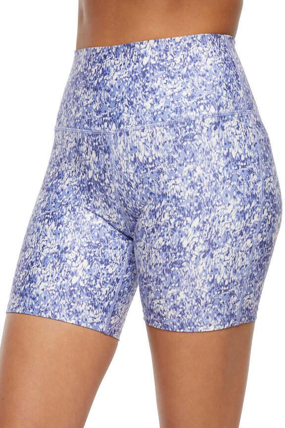 Fia Bermuda Short, alternate angle view, showing visible design features and texture of the soft knit fabric..