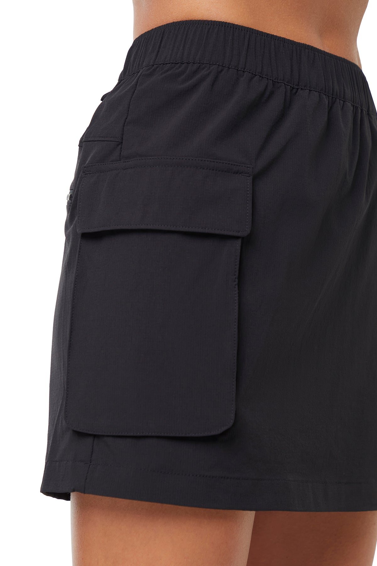 Amelia Skort, alternate angle view, showing visible design features and texture of the soft knit fabric..
