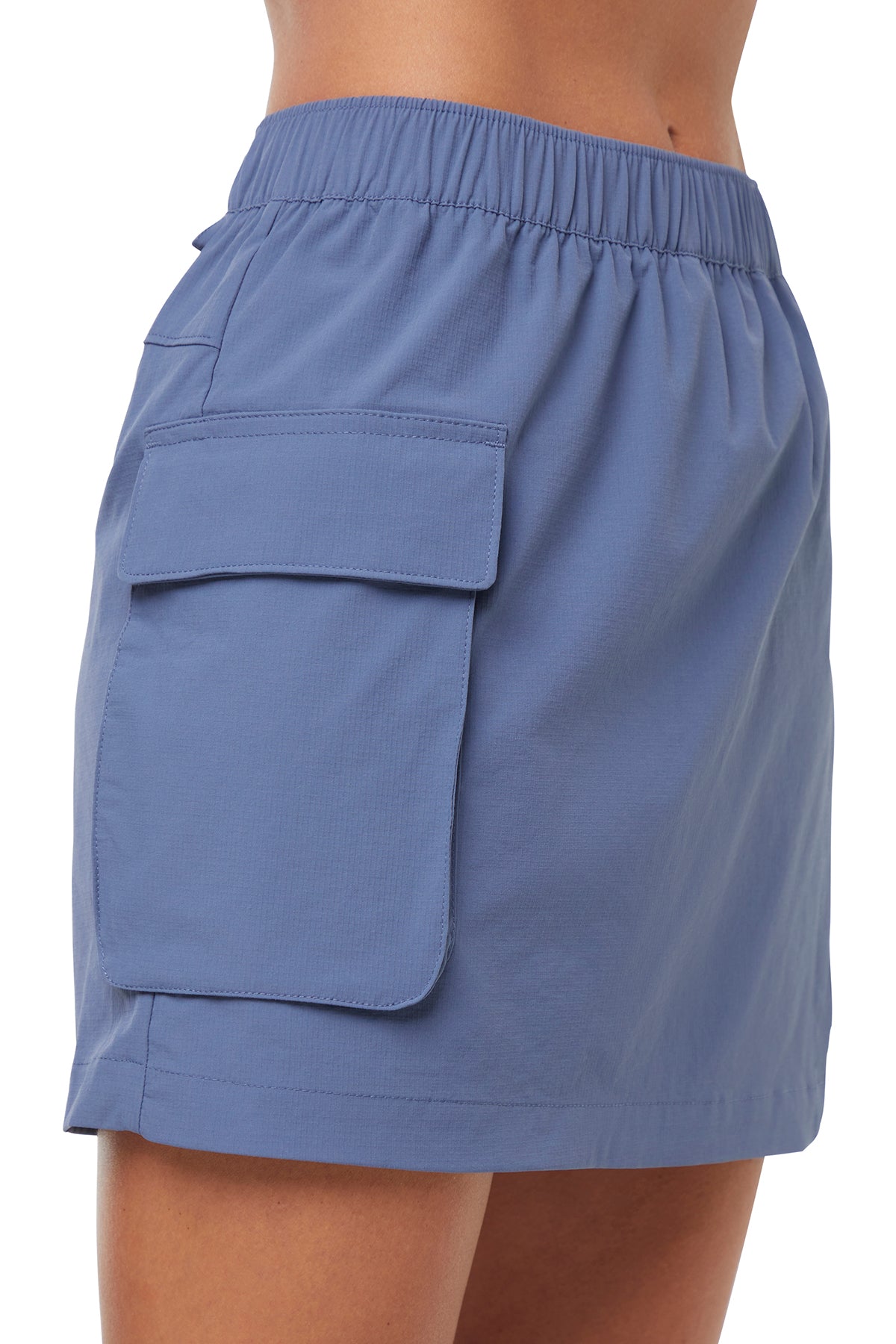 Amelia Skort, alternate angle view, showing visible design features and texture of the soft knit fabric..
