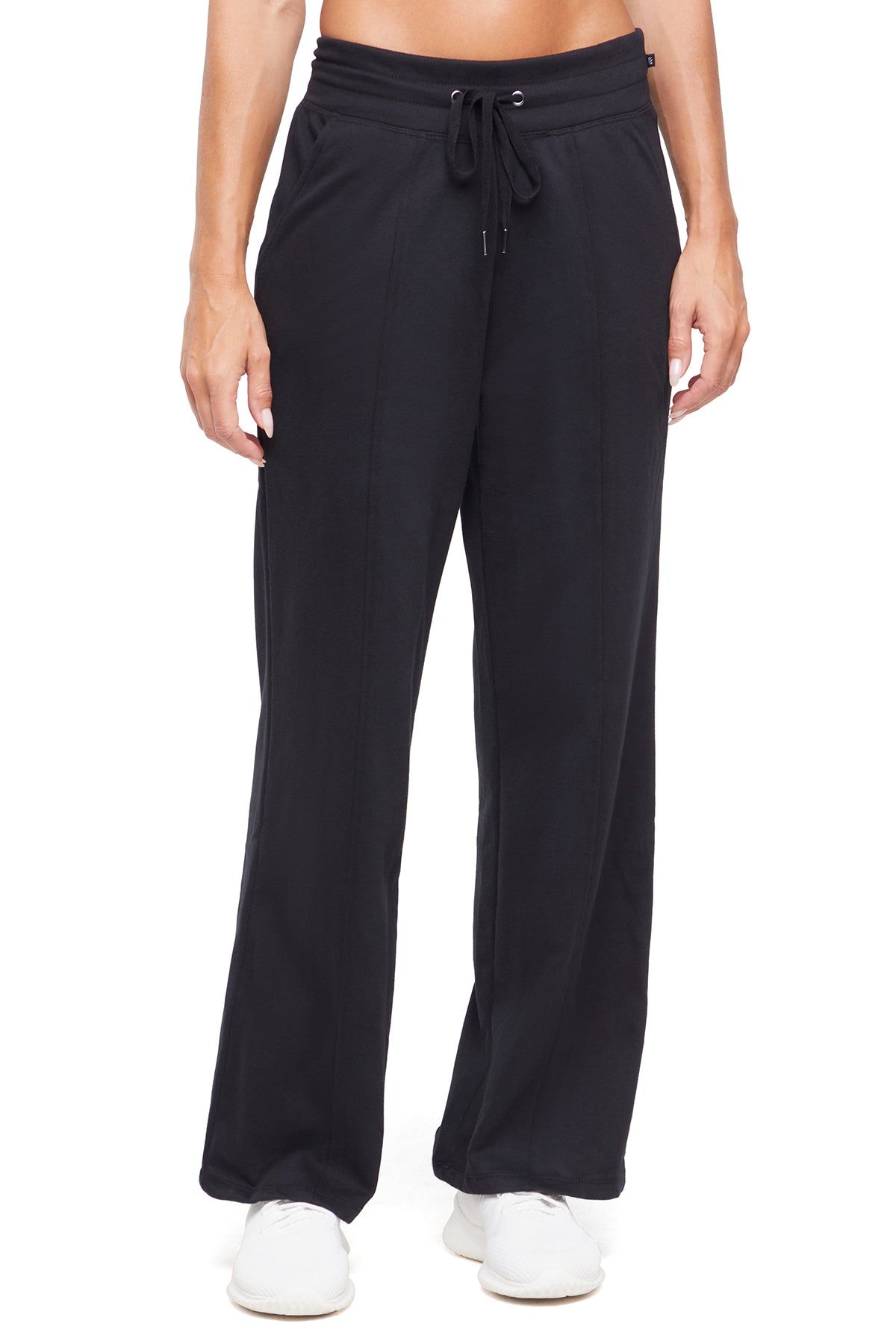 Lyla Pant, alternate angle view, showing visible design features and texture of the durable stretch fabric..