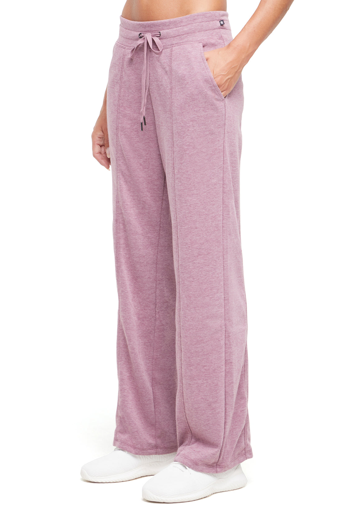 Lyla Pant, alternate angle view, showing visible design features and texture of the durable stretch fabric..