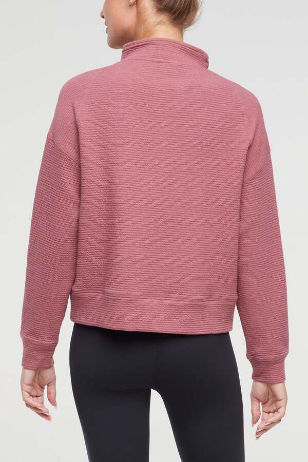 Freyi Pullover, alternate angle view, showing visible design features and texture of the soft knit fabric..