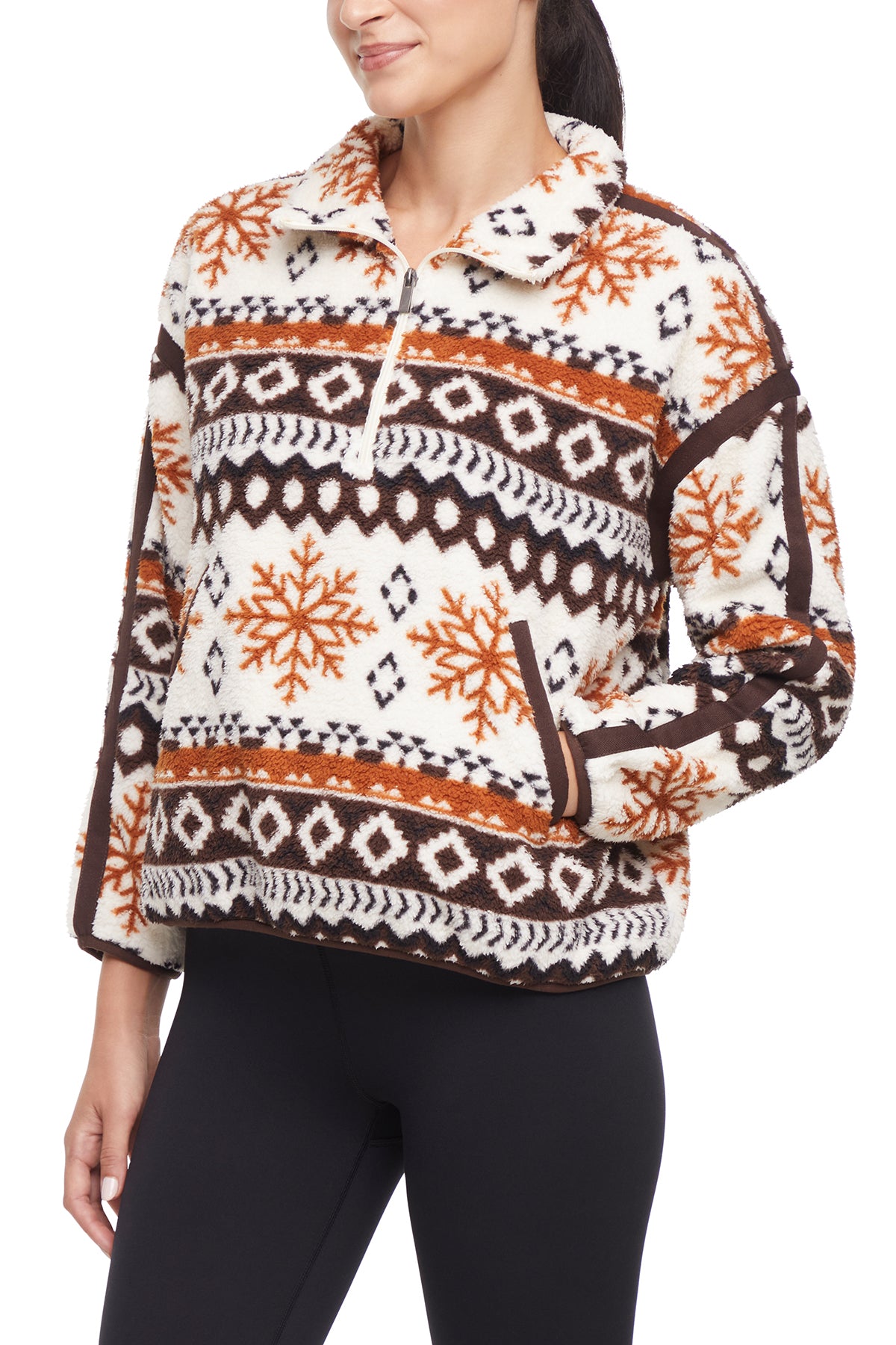 Caliste 1/4 Zip Sherpa Pullover – Marika