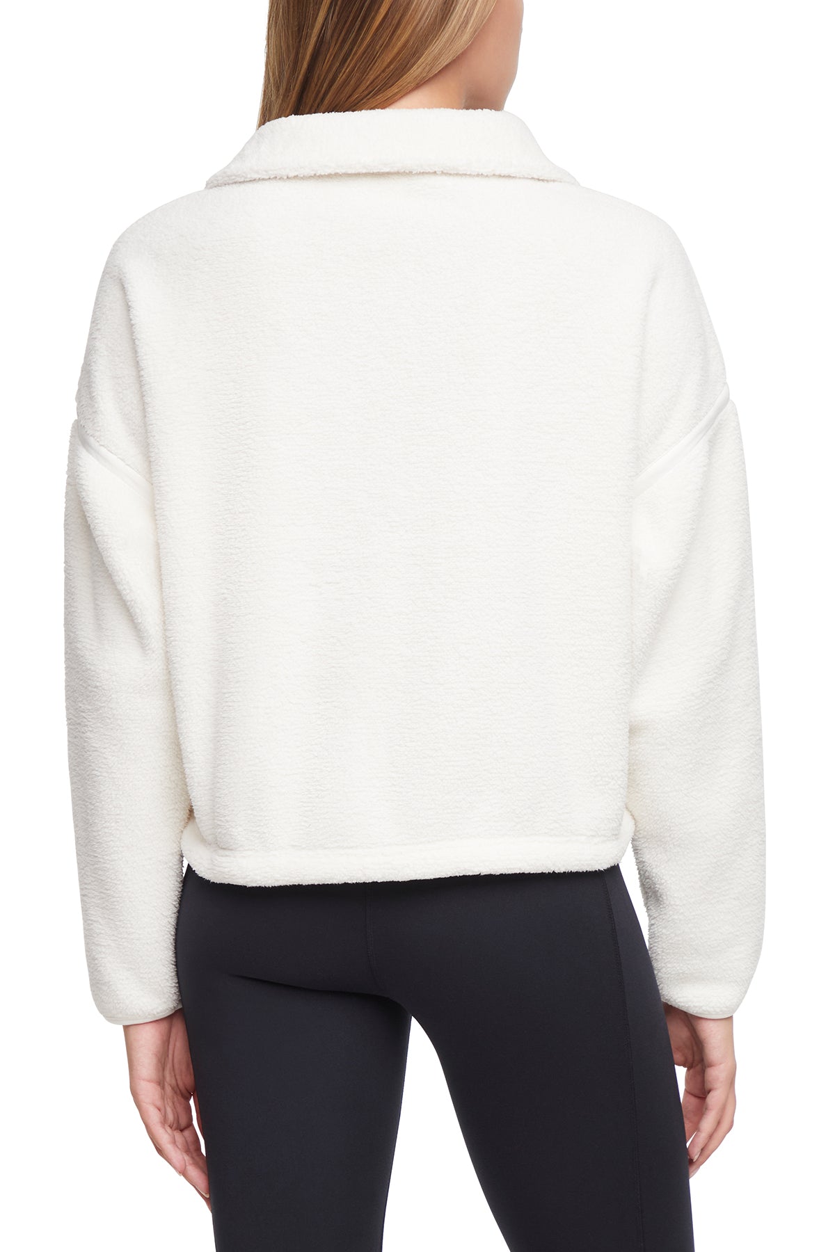 Blair Sherpa Jacket, alternate angle view, showing visible design features and texture of the smooth woven fabric..