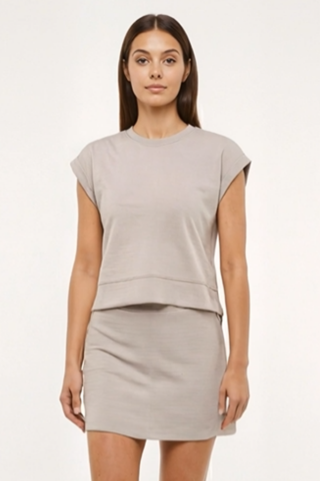 Becky Short Sleeve Crew Neck Top*
