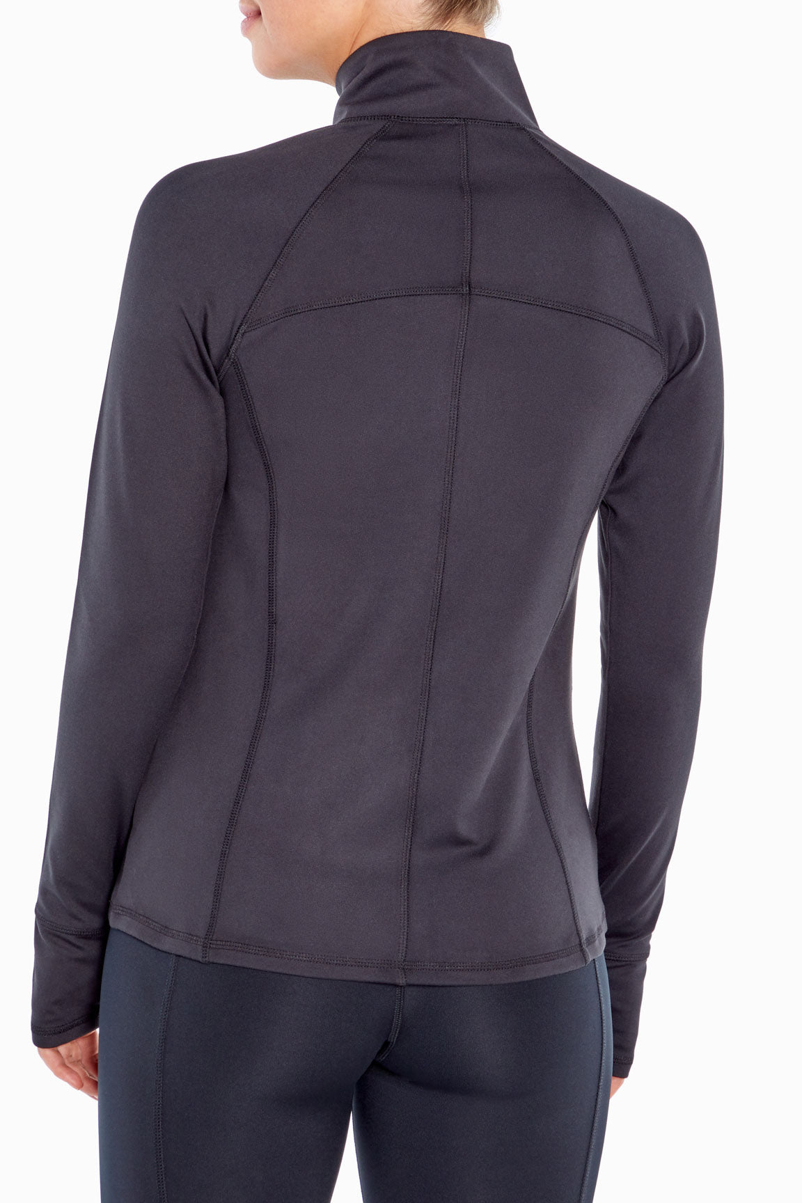 Revival Jacket, alternate angle view, showing visible design features and texture of the smooth woven fabric..