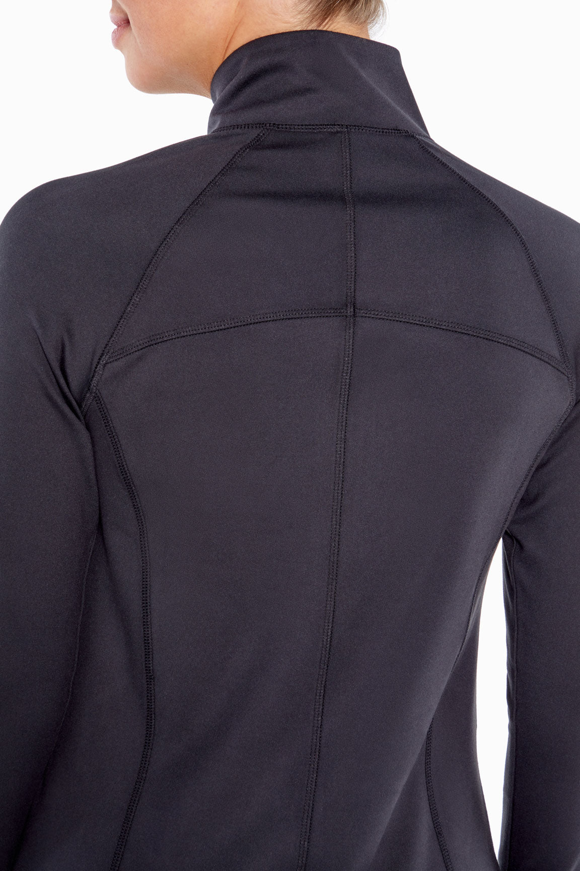 Revival Jacket, alternate angle view, showing visible design features and texture of the smooth woven fabric..