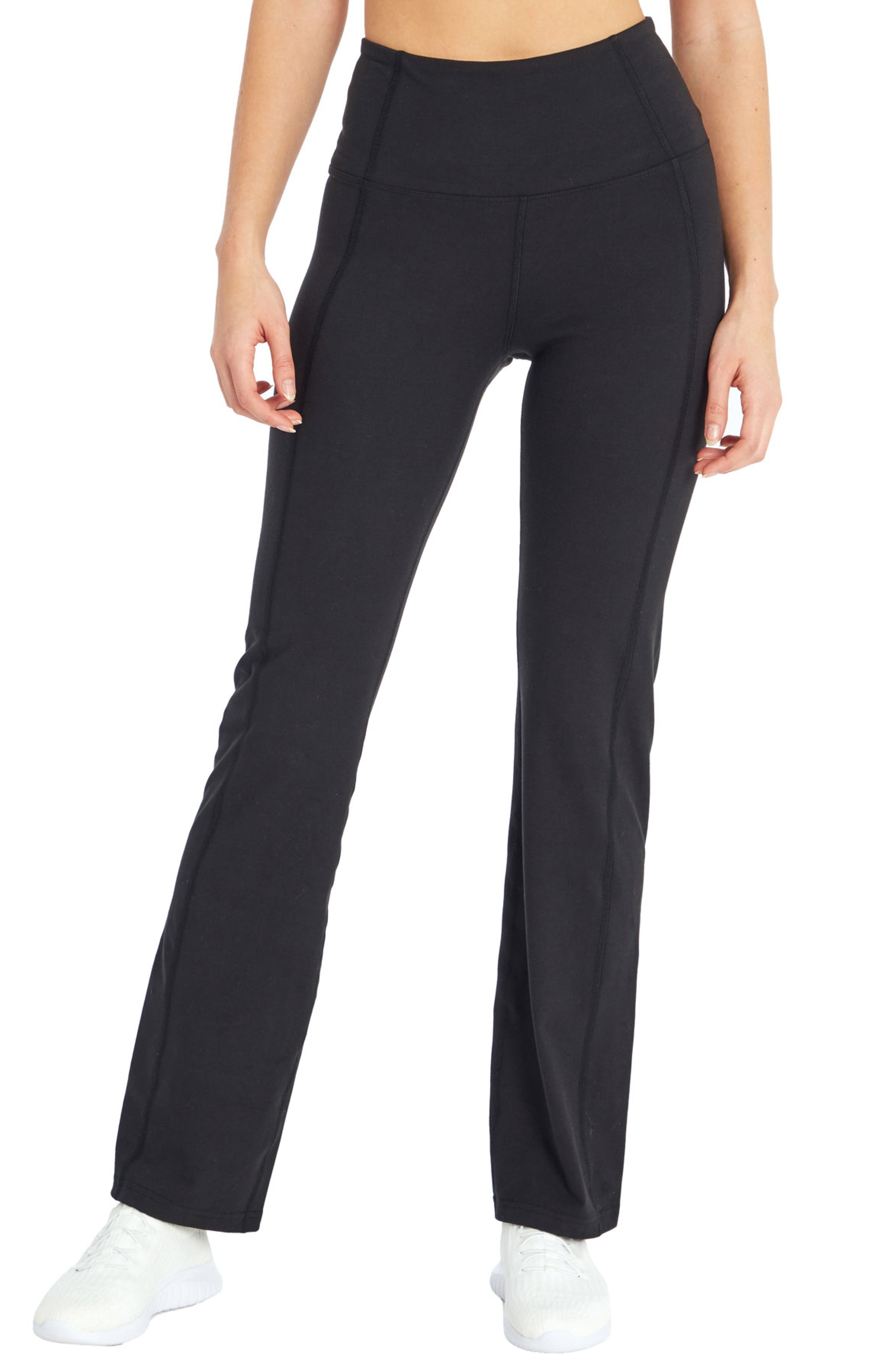VEZAD Women's Boot-Cut Yoga Pants Tummy Control Workout Non See