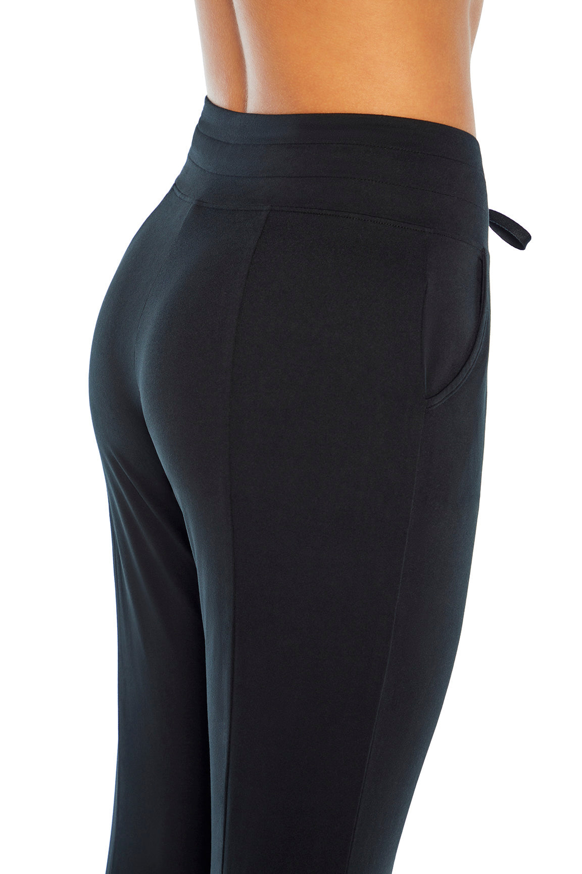 Mona Jogger, alternate angle view, showing visible design features and texture of the soft knit fabric..