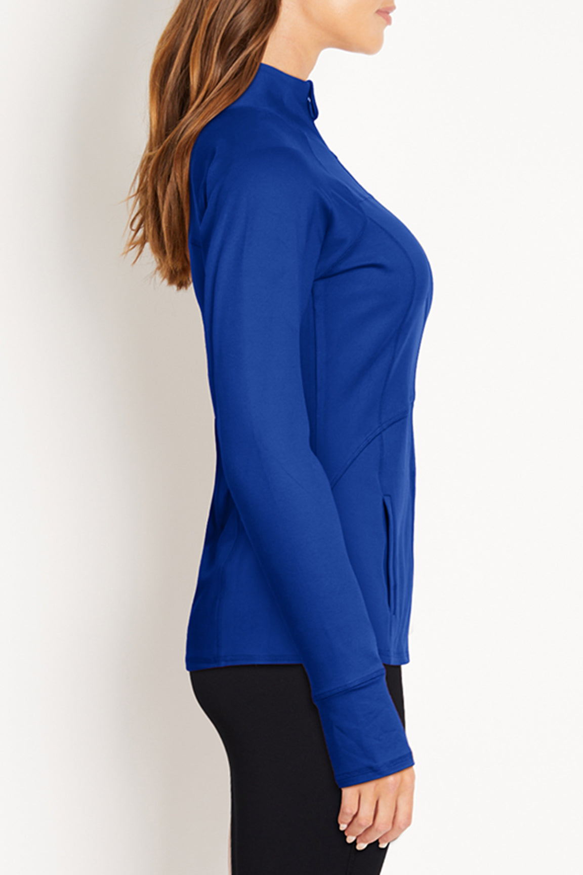 Revival Jacket, alternate angle view, showing visible design features and texture of the smooth woven fabric..