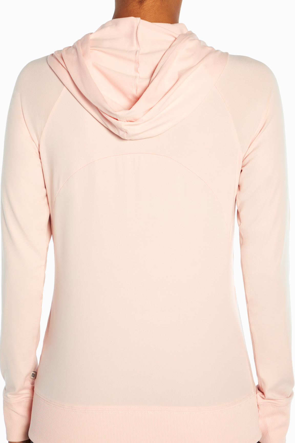 Mona Jacket, alternate angle view, showing visible design features and texture of the smooth woven fabric..