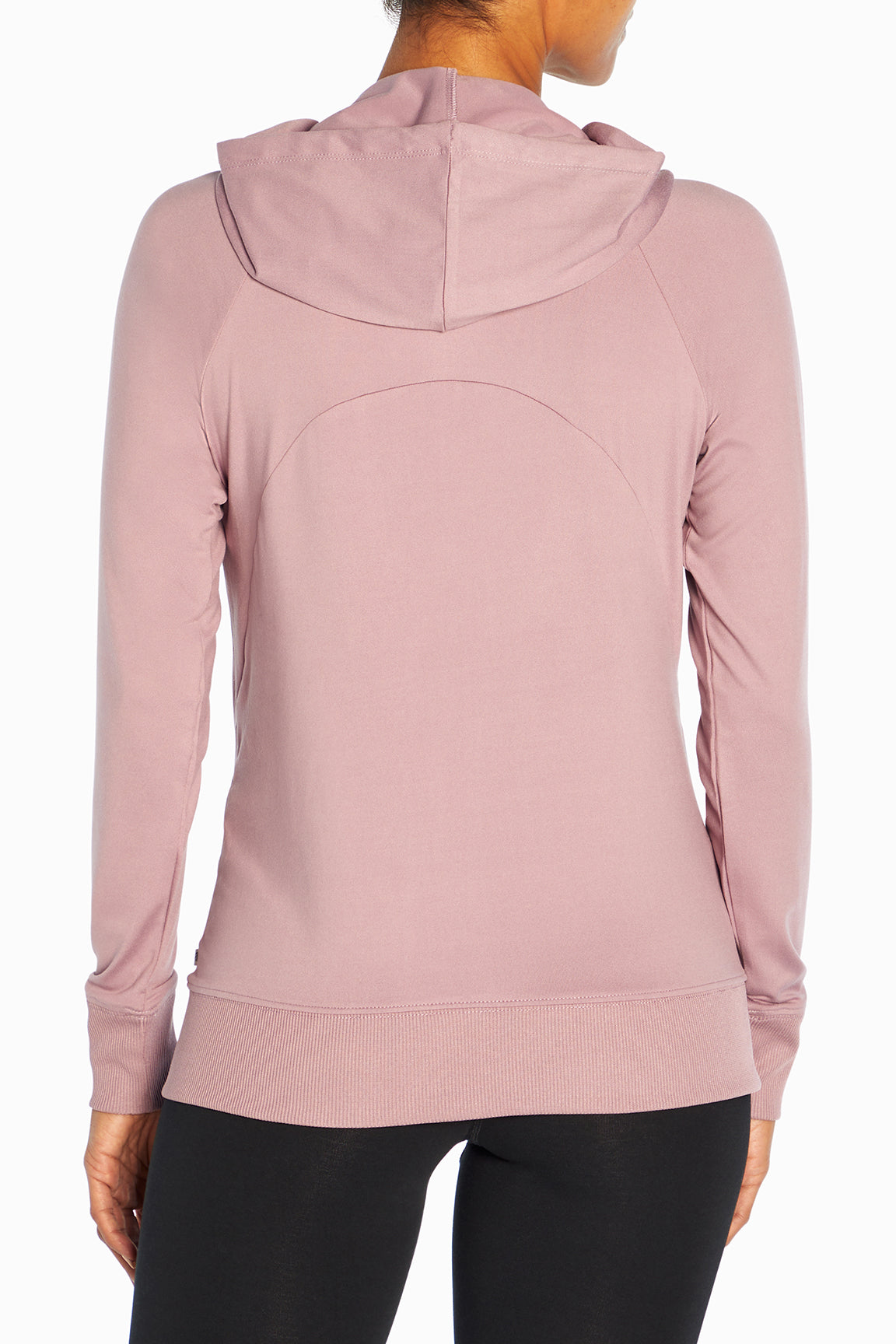 Mona Jacket, alternate angle view, showing visible design features and texture of the smooth woven fabric..