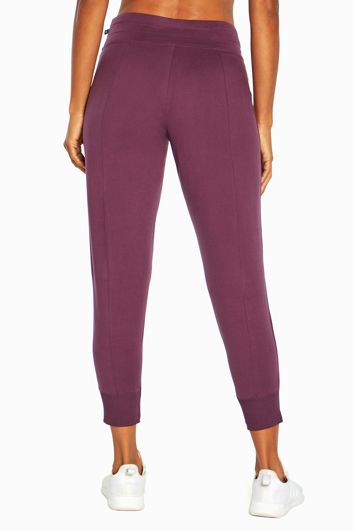 Mona Jogger, alternate angle view, showing visible design features and texture of the soft knit fabric..