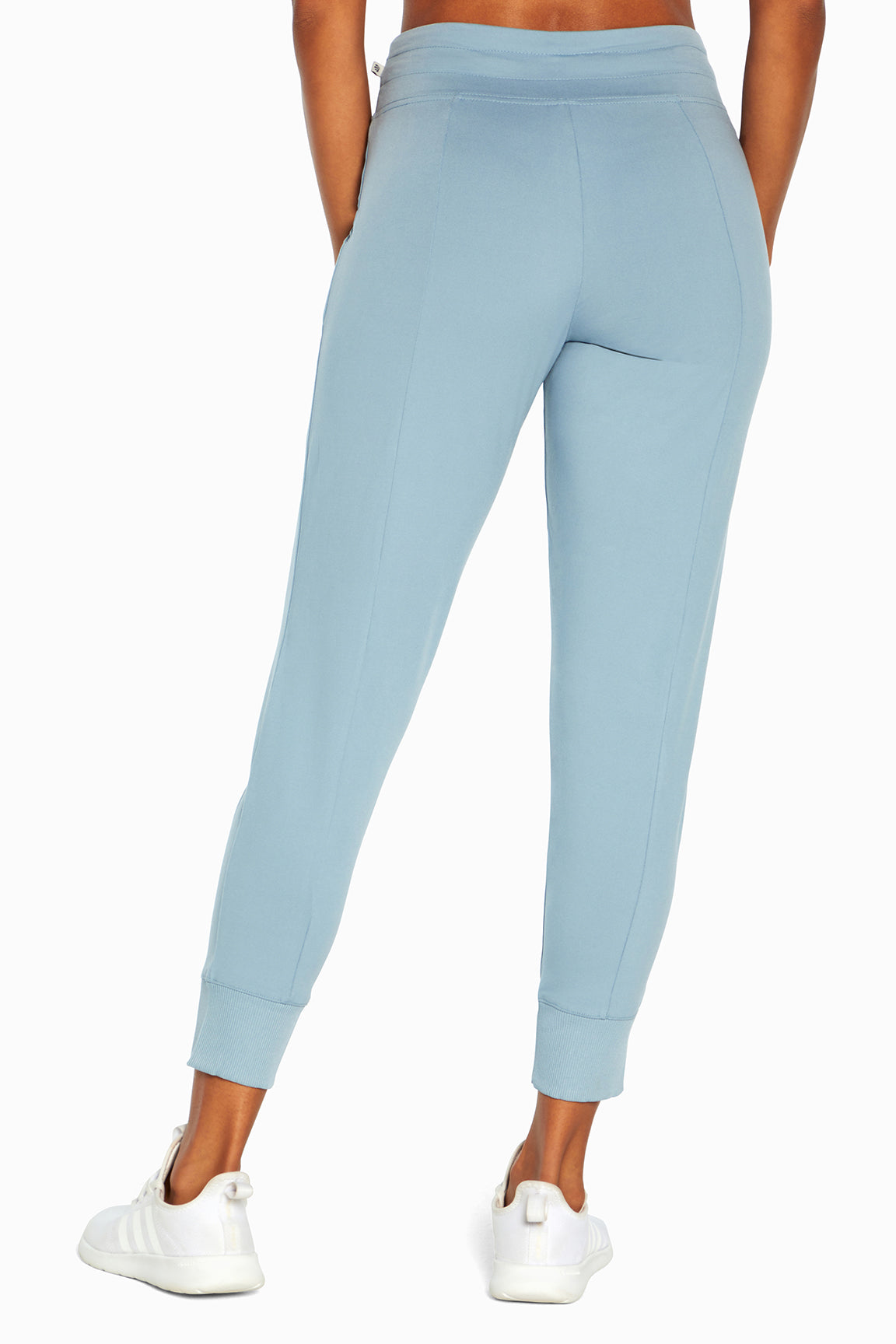 Mona Jogger, alternate angle view, showing visible design features and texture of the soft knit fabric..