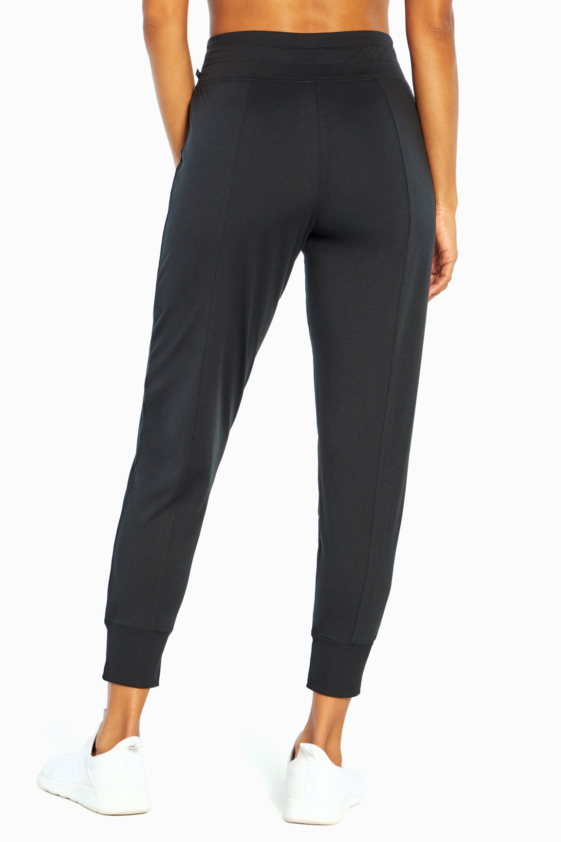 Mona Jogger, alternate angle view, showing visible design features and texture of the soft knit fabric..