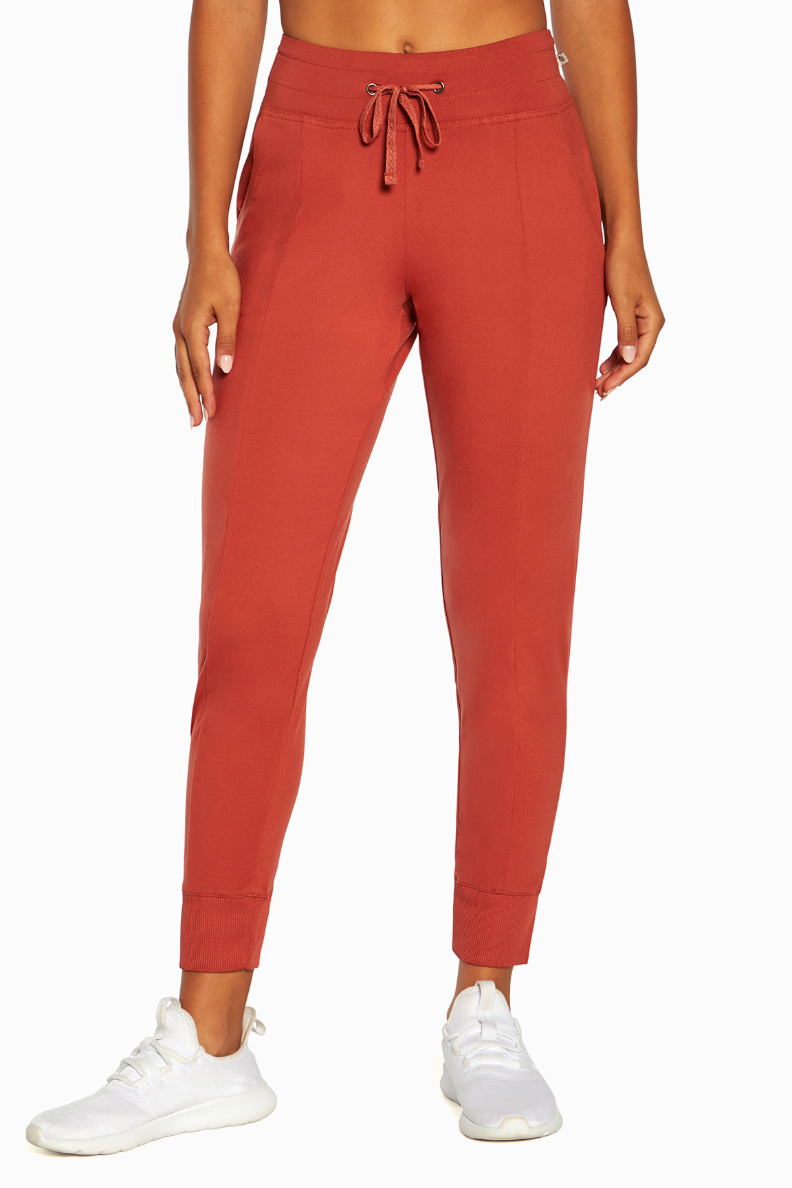 Mona Jogger, alternate angle view, showing visible design features and texture of the soft knit fabric..