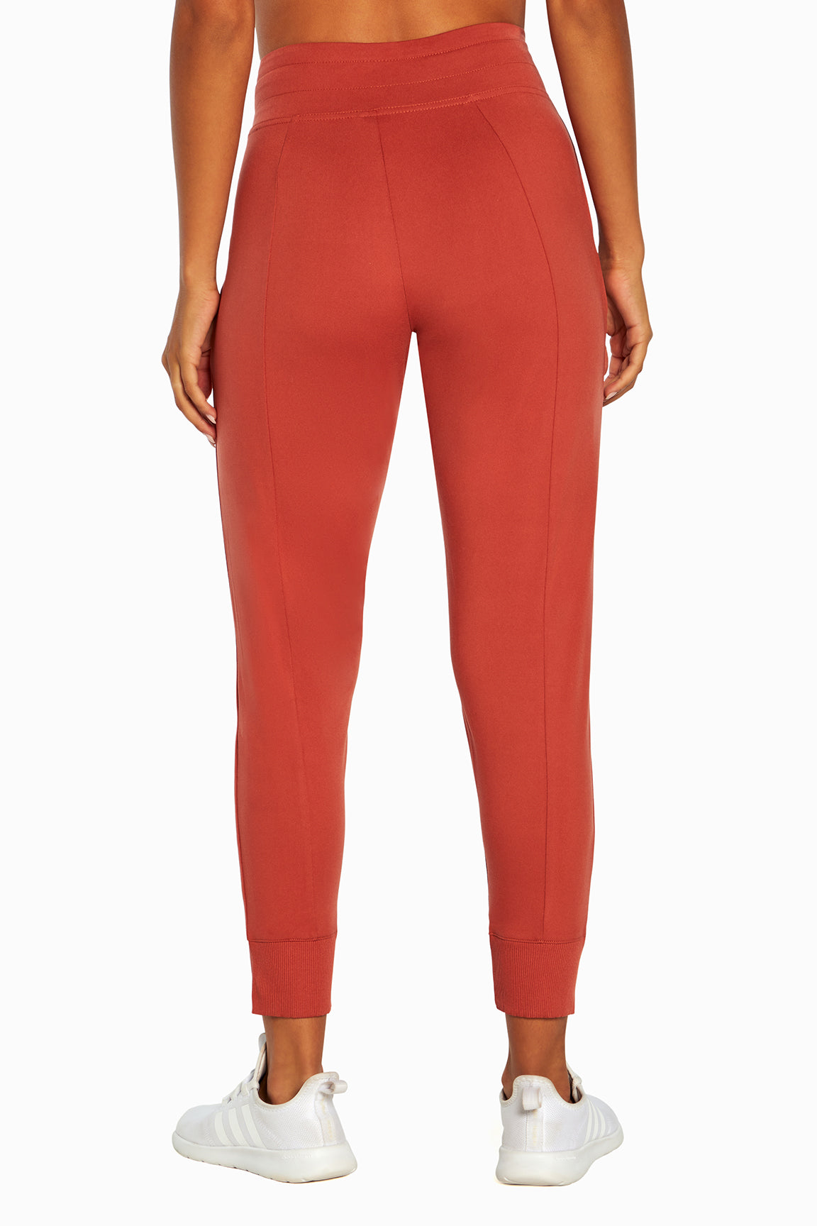 Mona Jogger, alternate angle view, showing visible design features and texture of the soft knit fabric..