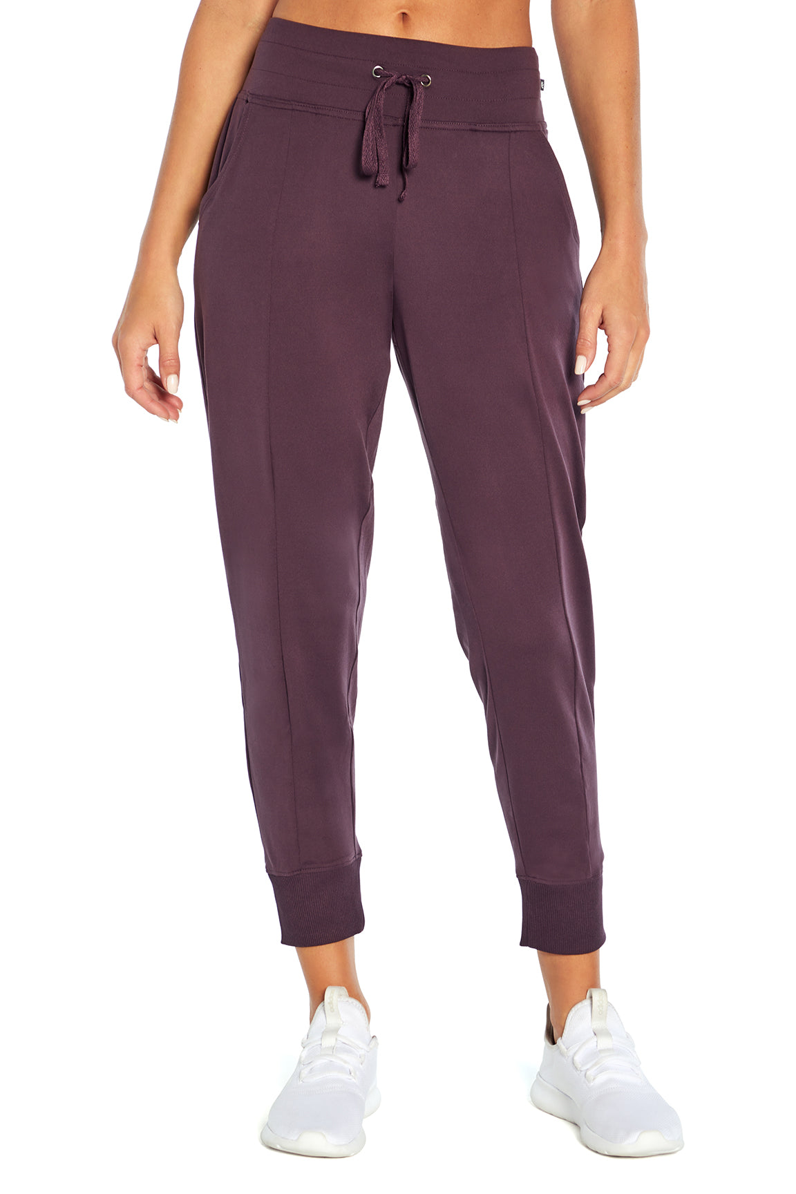 Mona Jogger, alternate angle view, showing visible design features and texture of the soft knit fabric..