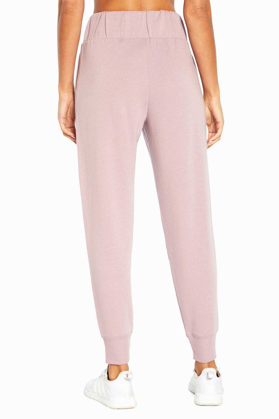 Palmer Fleece Jogger, alternate angle view, showing visible design features and texture of the soft knit fabric..