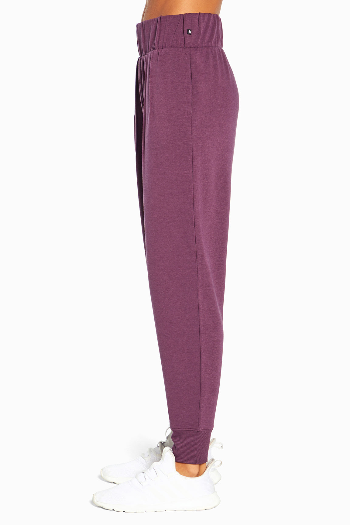 Palmer Fleece Jogger, alternate angle view, showing visible design features and texture of the soft knit fabric..