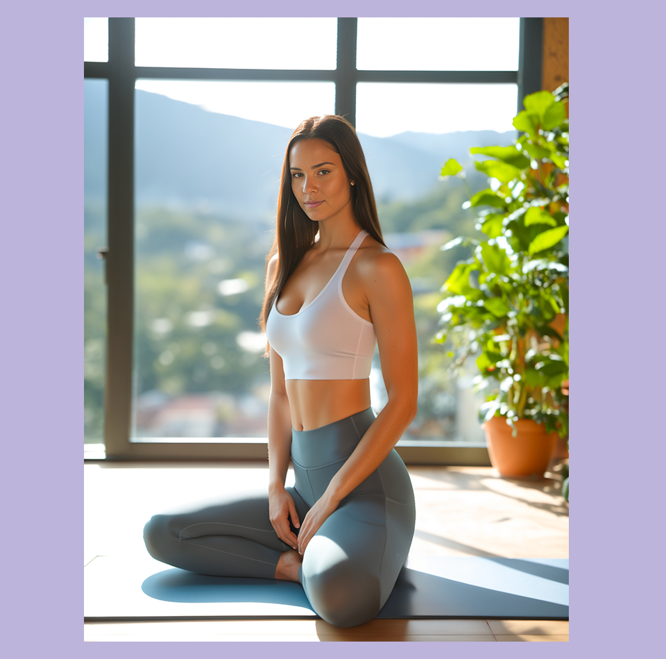 Auu Women's Yoga Leggings Stretch High Waist Tummy Control Workout