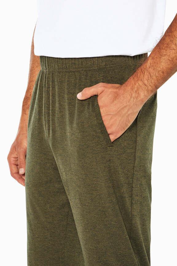 Balance Collection For Men Oscar Jogger, alternate angle view, showing visible design features and texture of the soft knit fabric.. 
