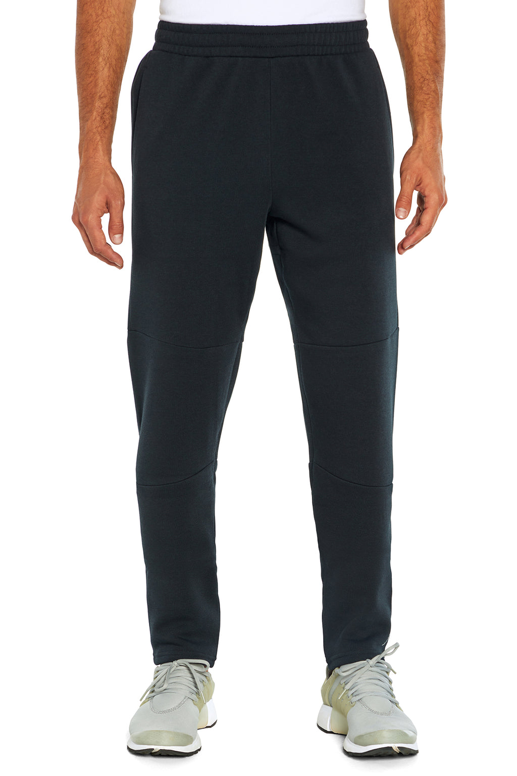 Balance Collection For Men Damian Jogger, alternate angle view, showing visible design features and texture of the soft knit fabric.. #color_black