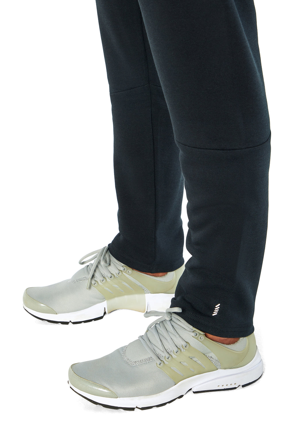 Balance Collection For Men Damian Jogger, alternate angle view, showing visible design features and texture of the soft knit fabric.. #color_black